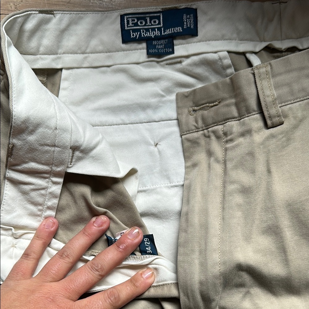 Polo by Ralph Lauren Tan Chino Pants